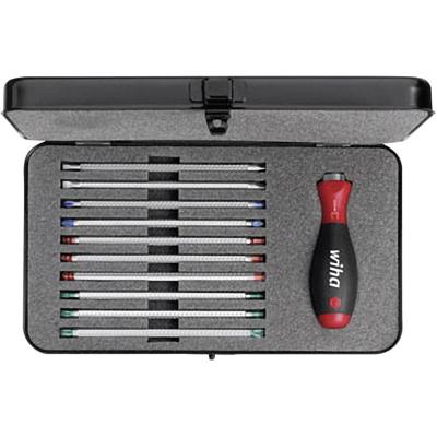 Wiha 281B11 Schroevendraaier met wisselschachtenset SYSTEM 6 assorti 12-delig incl. box - 00623