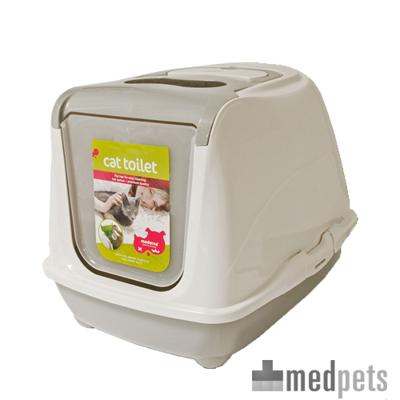 Moderna kattenbak Flip Cat warmgrijs 50x39x37cm
