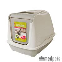 Moderna kattenbak Flip Cat warmgrijs 50x39x37cm - thumbnail