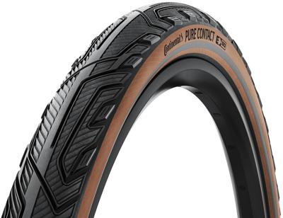 Continental "pure contact" buitenband tyre conti pure contact 47-622 bl/coffee/reflex