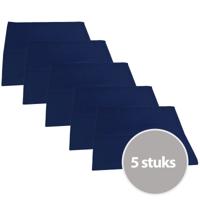 The One Theedoek 50 x 70 cm Navy - 5 stuks - thumbnail