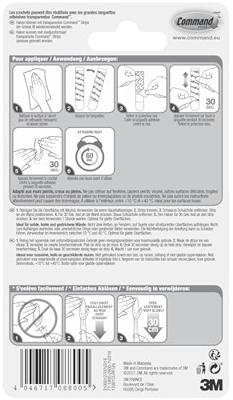 3M Command-haak M Transparant Inhoud: 2 stuk(s) - thumbnail
