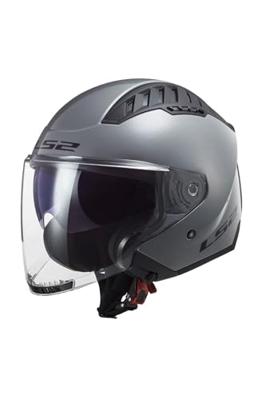 LS2 "of600 copter ii solid" jethelm helmet copter ii soli nardo grey gr. l