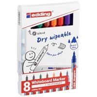Edding 4-361-8-S2999 Whiteboardmarkerset Zwart, Rood, Blauw, Groen, Oranje, Bruin, Violet 8 stuk(s) - thumbnail