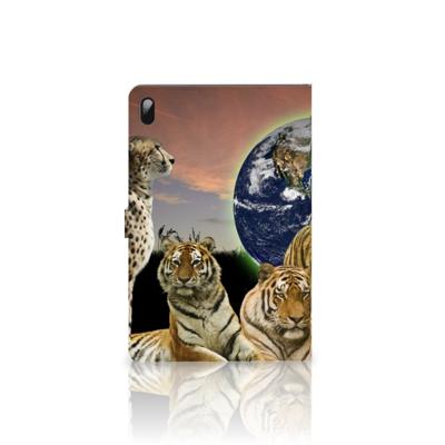 Samsung Galaxy Tab S7 FE | S7+ | S8+ Flip Case Roofdieren