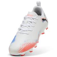 PUMA Future 8 Play Gras / Kunstgras Voetbalschoenen (MG) Kids Wit Felrood Blauw - thumbnail