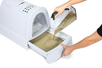 IMAC KATTENBAK ZUMA MET SCHUIFLADE ANTRACIET 40X56X42,5 CM