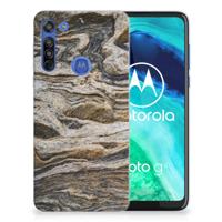 Motorola Moto G8 TPU Siliconen Hoesje Steen - thumbnail