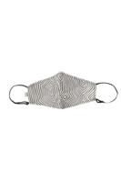 Zusss Stoffen Mondkapje Grafische print Grijs - thumbnail