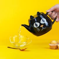 Warmtegevoelige kat theepot - thumbnail