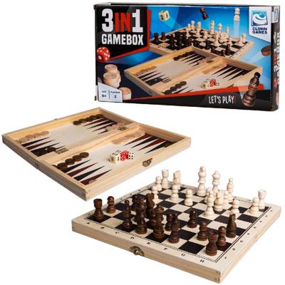Clown Games 3in1 spellendoos hout