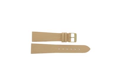 Horlogeband Universeel 1031356.20 Leder Beige 20mm Horlogeband Universeel 1031356.20 Leder Beige 20mm