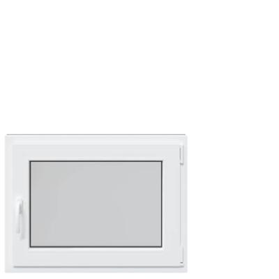 Kelderraam "RISOR" 80x70 cm draai-kiep DIN rechts antraciet