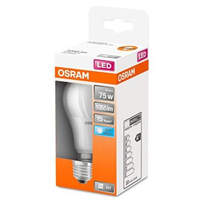 OSRAM HOMELIGHTING 4058075304215 LED-lamp Energielabel F (A - G) E27 Peer 10 W = 75 W Koudwit (Ø x l) 60 mm x 109 mm 1 stuk(s) OSRAM HOMELIGHTING 4058075304215 LED-lamp Energielabel F (A - G) E27 Peer 10 W = 75 W Koudwit (Ø x l) 60 mm x 109 mm 1 stuk(s)