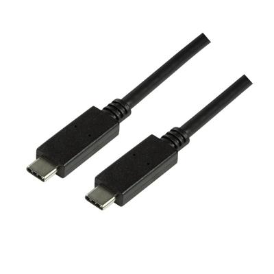 LogiLink CU0128 aansluitkabel, USB 3.1 type C/Gen2 zwart