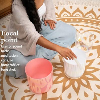 Meinl Sonic Energy Essence Crystal Singing Bowl klankschalen set (E4, B3, G3)