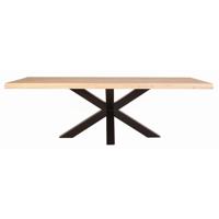 Eleonora Eettafel Jasmijn Boomstam Eiken - Naturel, 240 x 100cm - thumbnail