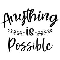 Anything is possible - Muursticker - thumbnail