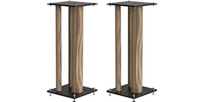 Norstone Stylum Max luidsprekerstandaard eiken zijdeglans - thumbnail