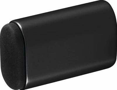 DEURBUFFER OVAAL 60MM MAT ZWART (4704)