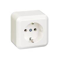 ELSO AP-stekkerdoos 385004 16A CONTURA zuiver wit Wit 1 stuk(s) - thumbnail