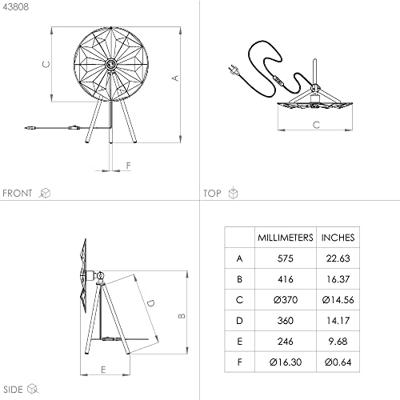 Eglo Design tafellampCastanuelo Tripod - 43808