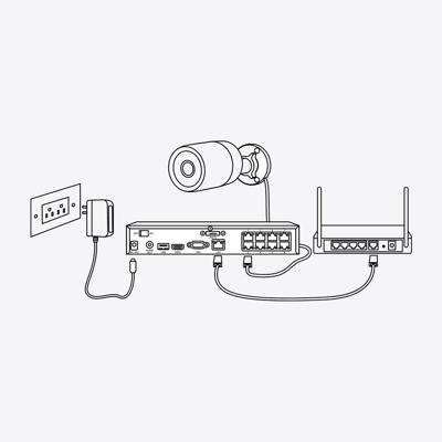 Reolink P330 PC810AB4K01-B IP Bewakingscamera 3840 x 2160 Pixel