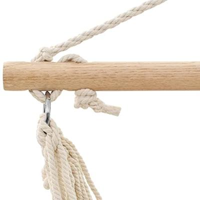 VidaXL Hangstoel opvouwbaar bruin