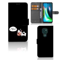 Motorola Moto G9 Play | E7 Plus Leuk Hoesje Cow - thumbnail