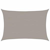 VidaXL Zonnezeil 160 g/m² rechthoekig 5x7 m hdpe lichtgrijs - thumbnail