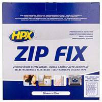 HPX Zip fix klittenband (haak) | Zwart | 20mm x 25m - Z2025H | 12 stuks Z2025H - thumbnail