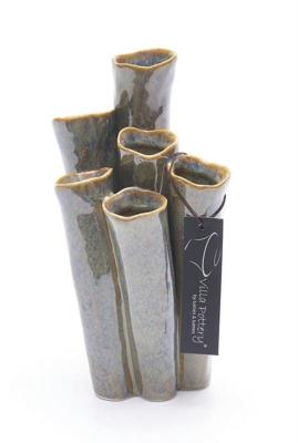 New Juul Vaas porselein 10x20cm goud