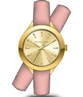 Horlogeband Michael Kors MK2654 Onderliggend Leder Roze 14mm Horlogeband Michael Kors MK2654 Onderliggend Leder Roze 14mm