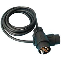 Berger & Schröter Kabel Stekker, 7-polig Aantal aders: 3&4 Kabellengte: 3 m - thumbnail