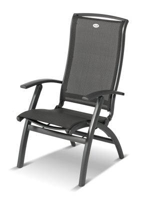 Hartman Davinci verstelbare tuinstoel met aluminium armlegger