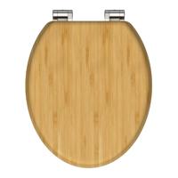 Toiletbril Schutte Lupos Softclose Natural Bamboo Bruin Schutte - thumbnail
