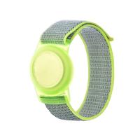 AirTag nylon loop bandje - M/L - Groen - thumbnail