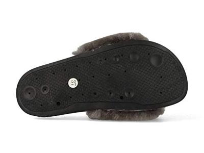 Warmbat Pantoffels Barlee BLE347085 Zwart / Donker Grijs-36 maat 36