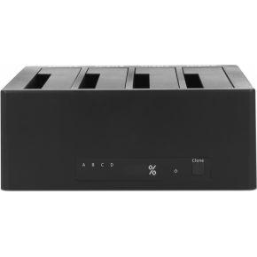 DeLOCK 64063 basisstation voor opslagstations USB 3.2 Gen 1 (3.1 Gen 1) Type-B Zwart