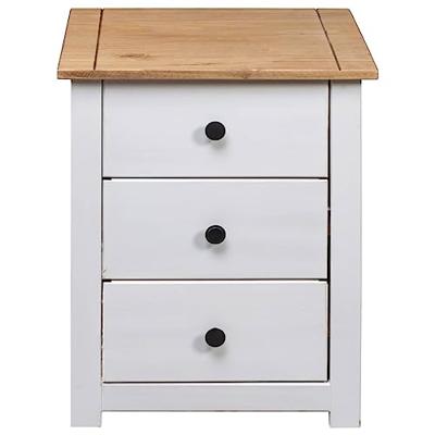 Nachtkastje Panama Range 46x40x57 cm grenenhout wit