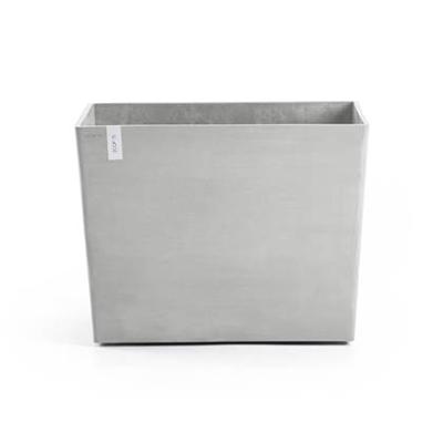 Ecopots Paris op wielen kunststof bloempot Wit/Grijs - Ø 81,6 cm Ecopots Paris op wielen kunststof bloempot Wit/Grijs - Ø 81,6 cm