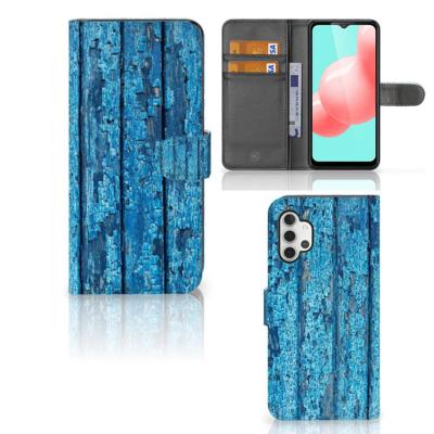 Samsung Galaxy A32 5G | Book Style Case | Wood Blue