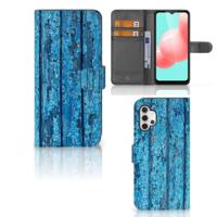Samsung Galaxy A32 5G | Book Style Case | Wood Blue - thumbnail