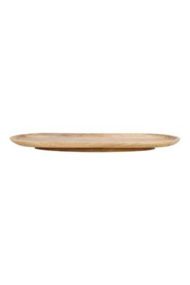 Zusss Ovalen Stylingsbord Hout 55x23x4cm