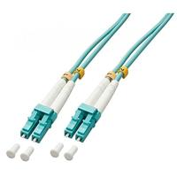 LINDY 46402 Glasvezel Optische vezel Aansluitkabel [1x LC-stekker - 1x LC-stekker] 50/125 µ Multimode OM3 50.00 m - thumbnail