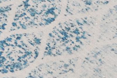 Tapijt DKD Home Decor Blauw Katoen Chenille (60 x 240 x 1 cm)