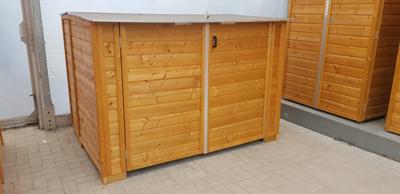 Lutrabox Multi-functionele fietsenberging 203x157x141 cm- - Hout- Lutrabox