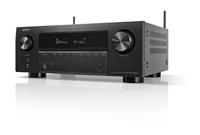 Denon AVR-X2800H 7,2 Ch-ontvanger - 8K UHD Home Theater AVR (95W X 7), draadloos streamen via ingebouwde HEOS, Bluetooth en Wi-Fi, Dolby Atmos, DTS Neural: X & DTS:X Surround Sound - thumbnail