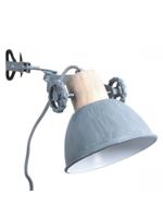 Steinhauer KlemspotGearwood zinkgrijs met hout - 2752GR - thumbnail