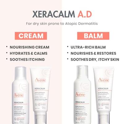 Avène XeraCalm A.D Balsem, Zeer droge huid met neiging tot atopisch eczeem en jeuk 200ml - thumbnail